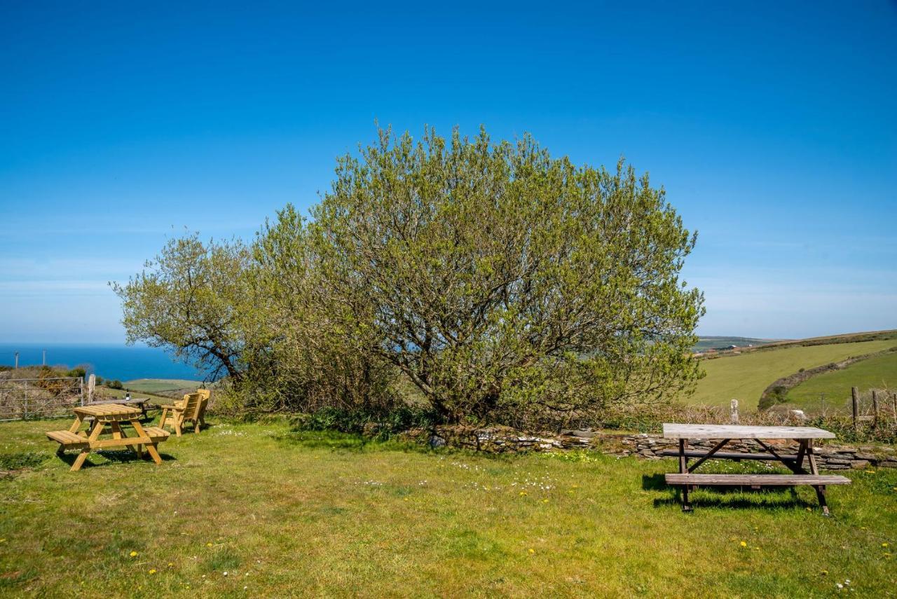 Polrunny Farm Blackberry Cottage - Cornwall Bliss In Sight Of The Sea Boscastle Exterior foto